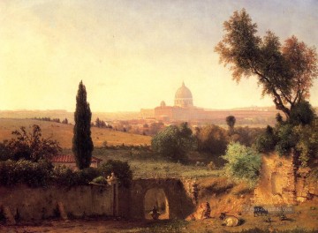 St Peters Rom Landschaft Tonalist George Inness Ölgemälde